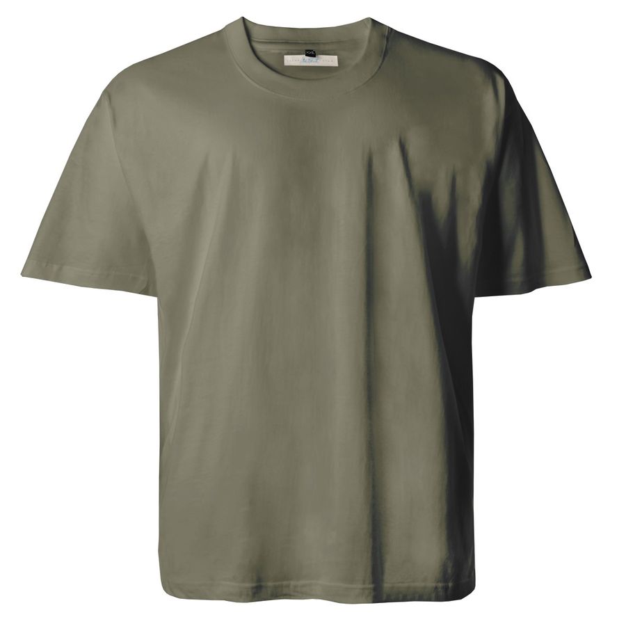 T-Shirt in oliv von Lucky Star Übergröße