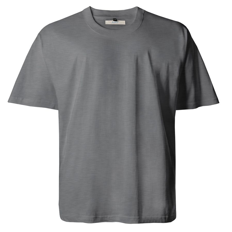 Basic T-Shirt anthrazit von Lucky Star Übergröße