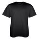 V-Ausschnitt schwarzes T-Shirt Lucky Star XXL