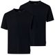 CasaModa Doppelpack T-Shirts schwarz Übergröße CasaModa Doppelpack T-Shirts schwarz Übergröße