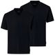 CasaModa Doppelpack V-Neck T-Shirts schwarz XXL