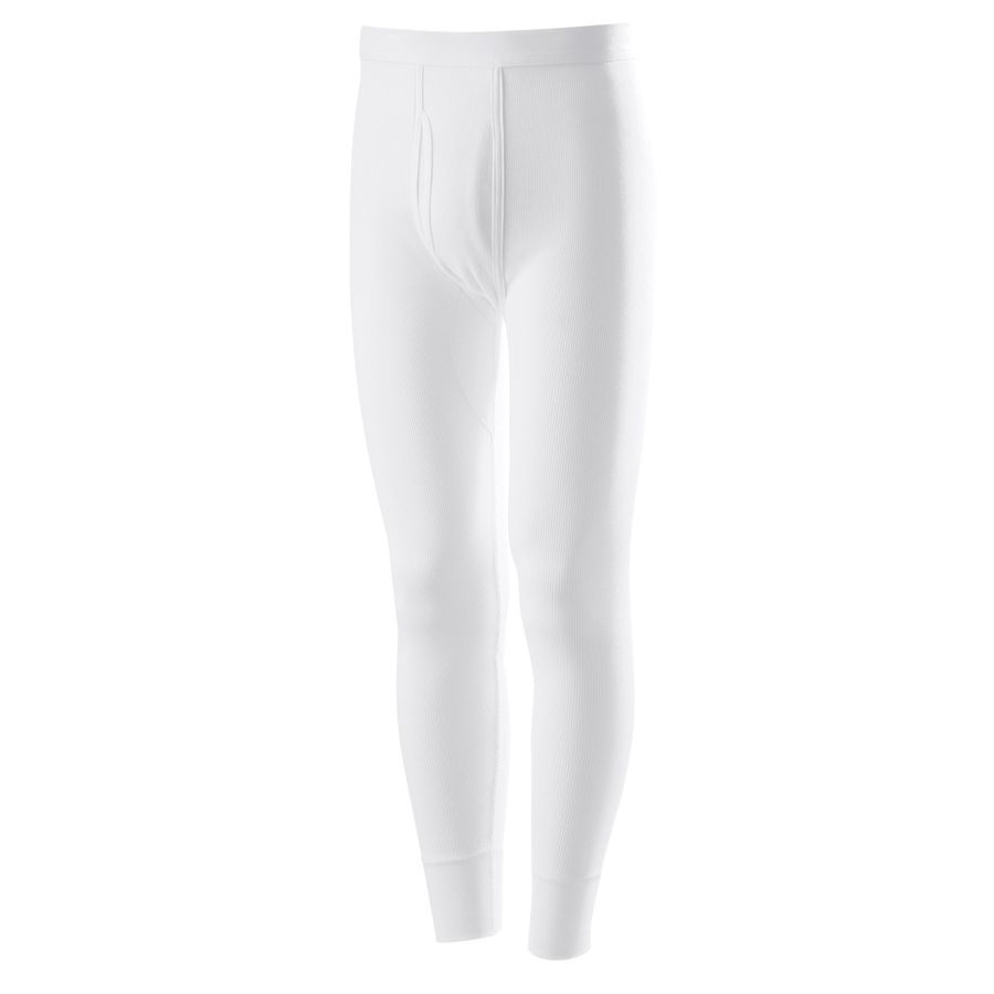 Adamo lange Unterhose weiß Doppelripp Übergröße