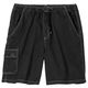 Abraxas Jeans-Cargo-Bermuda schwarz Übergröße Abraxas Jeans-Cargo-Bermuda schwarz Übergröße