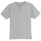 Redfield XXL T-Shirt grau melange Knopfleiste
