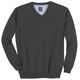 XXL Redmond V-Neck Pullover dunkelgrau melange