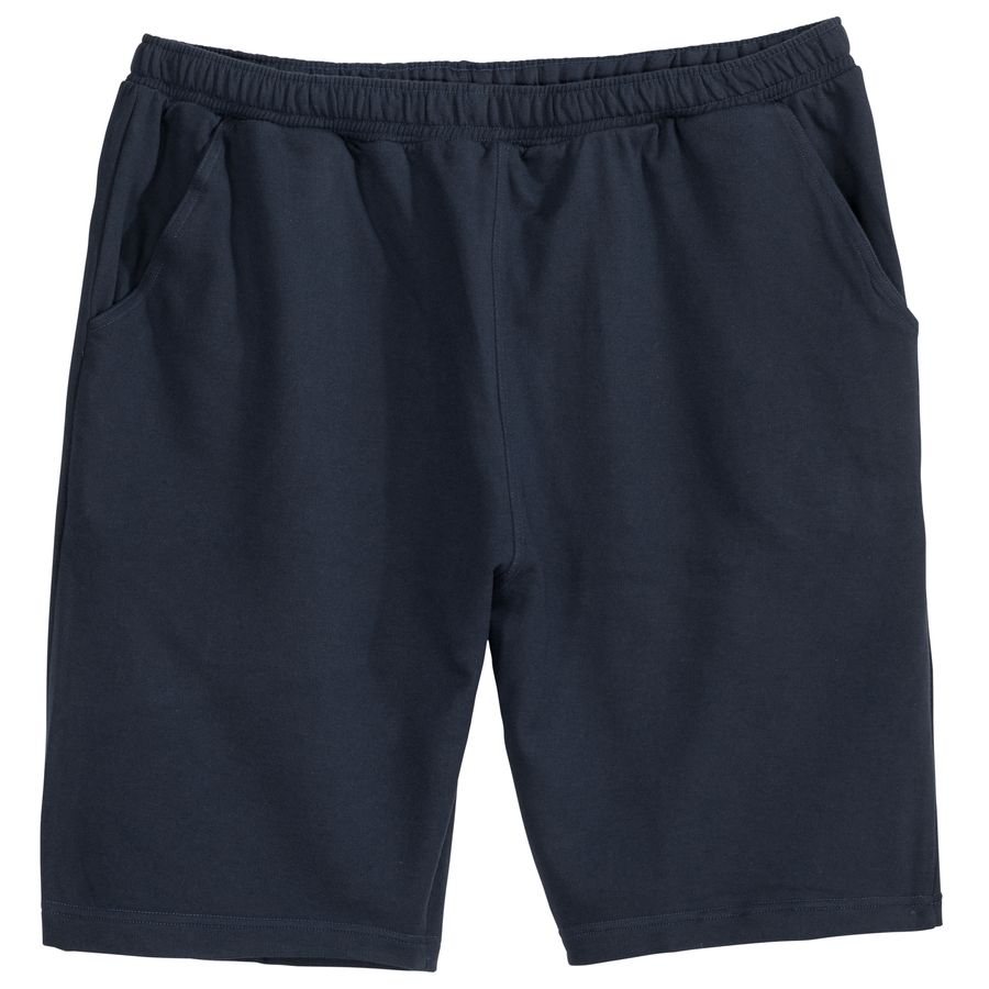 Adamo Fashion kurze Jogginghose navy Übergröße