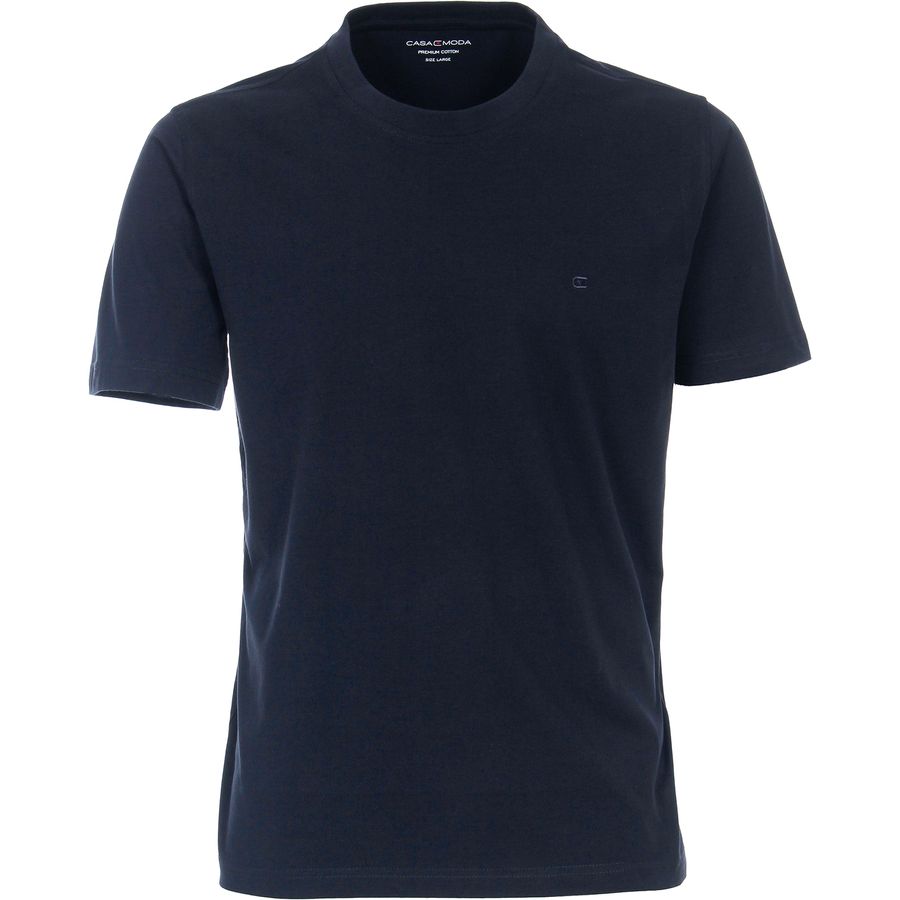 CasaModa Basic T-Shirt dunkelblau Übergröße