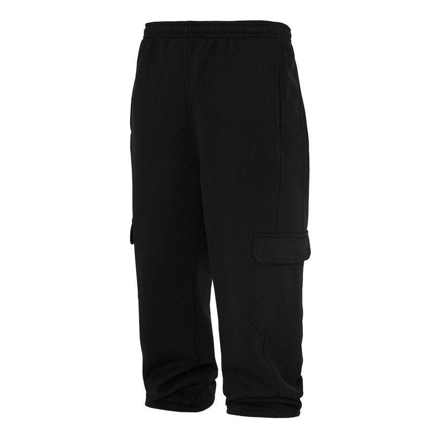 Urban Classics Cargo-Sweathose schwarz Übergröße