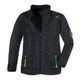 XXL Brigg Strickoptik Fleecejacke anthrazit melange