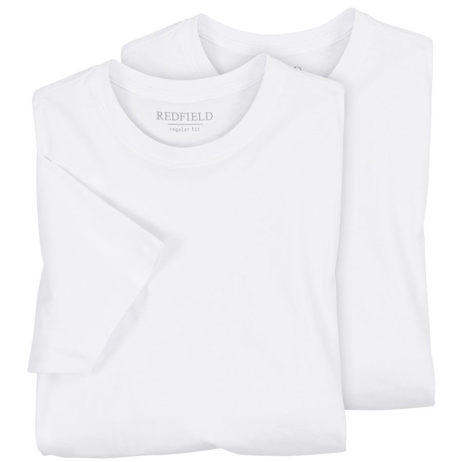 Redfield Doppelpack T-Shirts Übergröße weiß Dave
