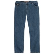 Revils Stretch-Jeans Übergröße blau stone washed