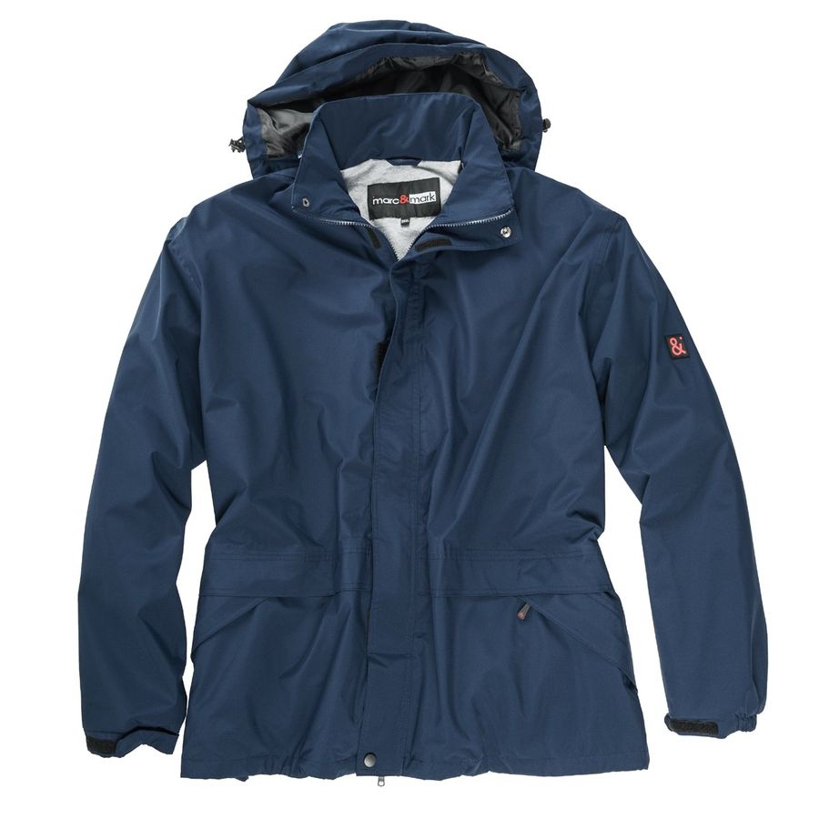Marc & Mark XXL Funktions-Regenjacke Luzern blau