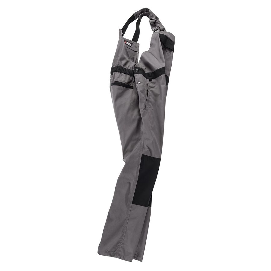 Marc & Mark XXL Arbeits-Latzhose anthrazit-schwarz