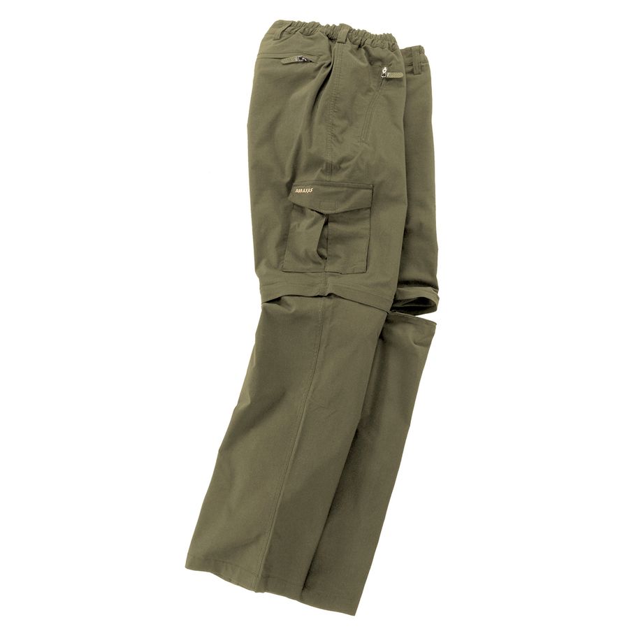 XXL Abraxas Zipp-off Cargohose khaki Gummibund