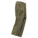 XXL Abraxas Zipp-off Cargohose khaki Gummibund