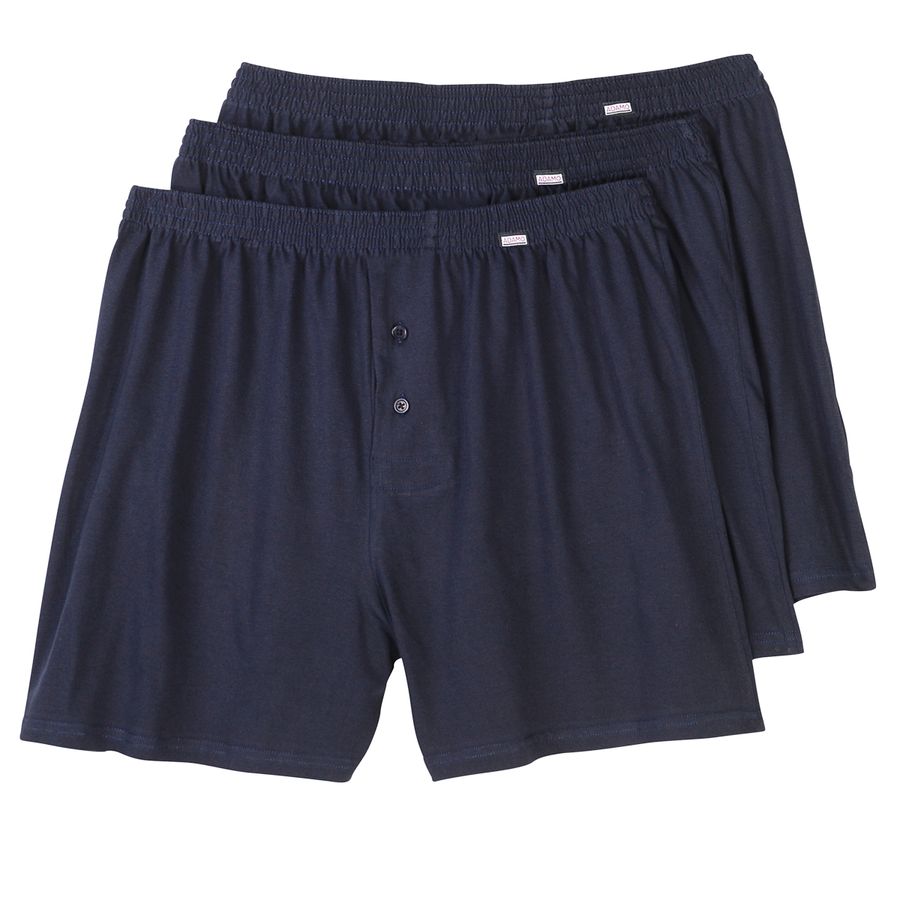 Adamo Übergrößen Boxershorts dunkelblau 3er-Pack