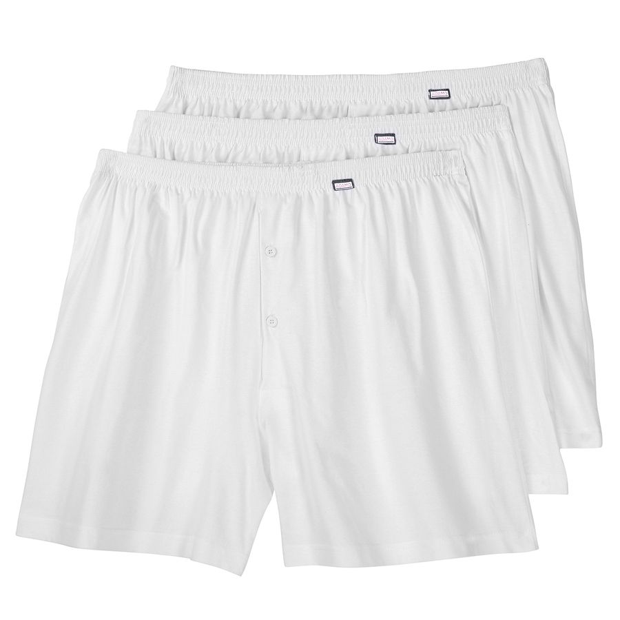 Boxershorts weiß Übergröße Adamo 3er-Pack
