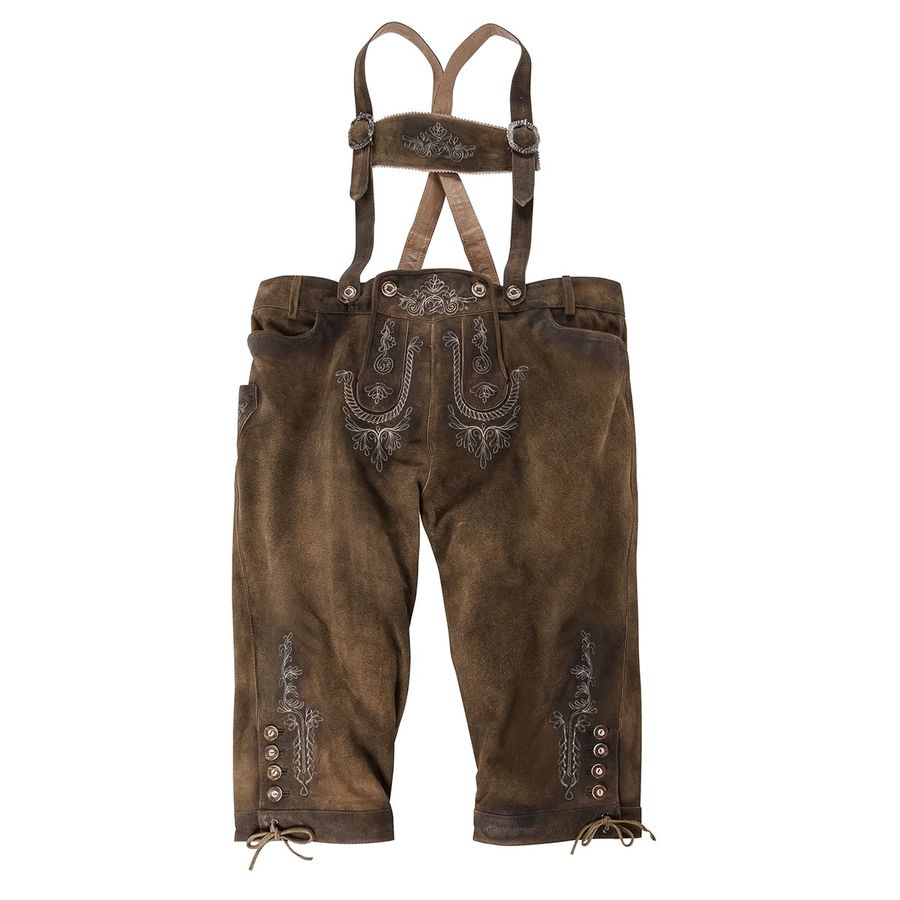 Lekra XXL Trachten-Lederhose Günther hellbraun