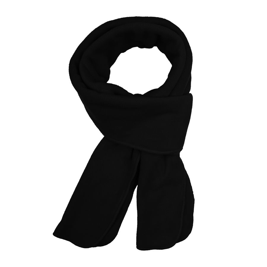 Brigg schwarzer Schal Soft Fleece
