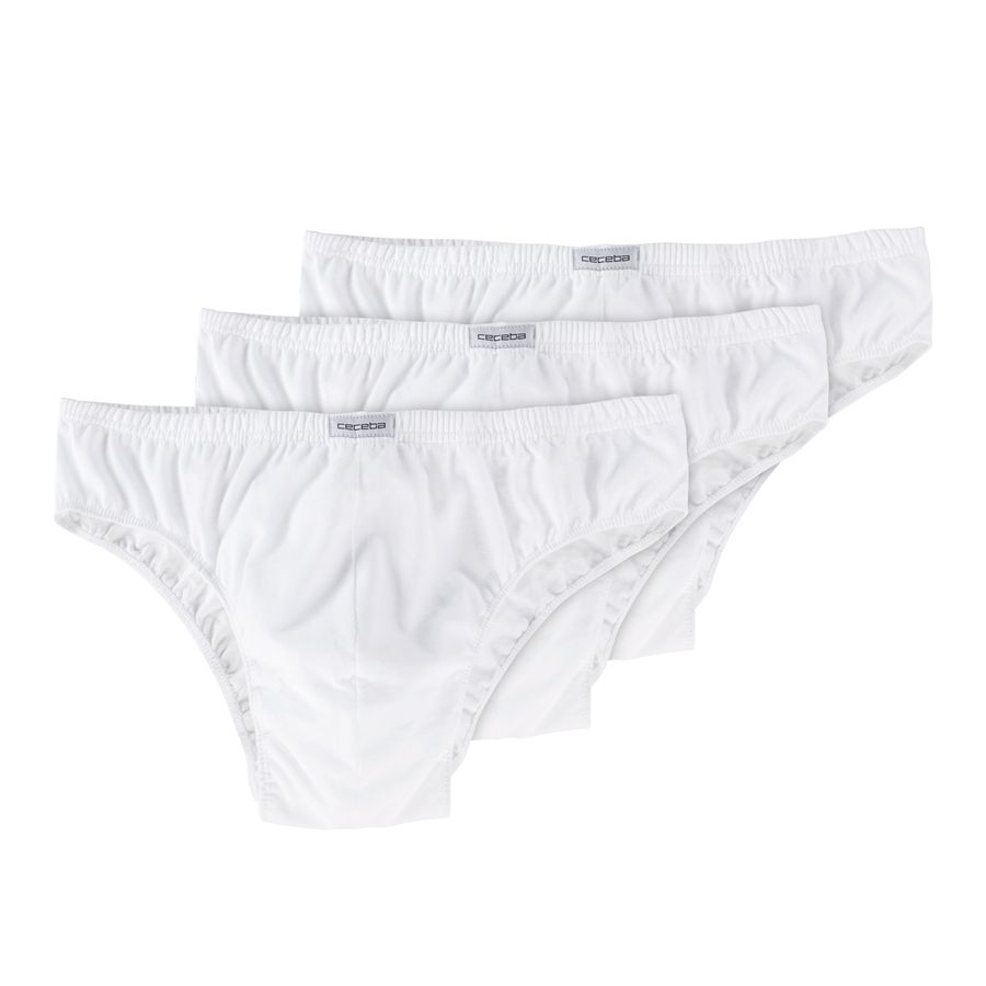 Slips 3er Pack weiß Ceceba Übergrößen