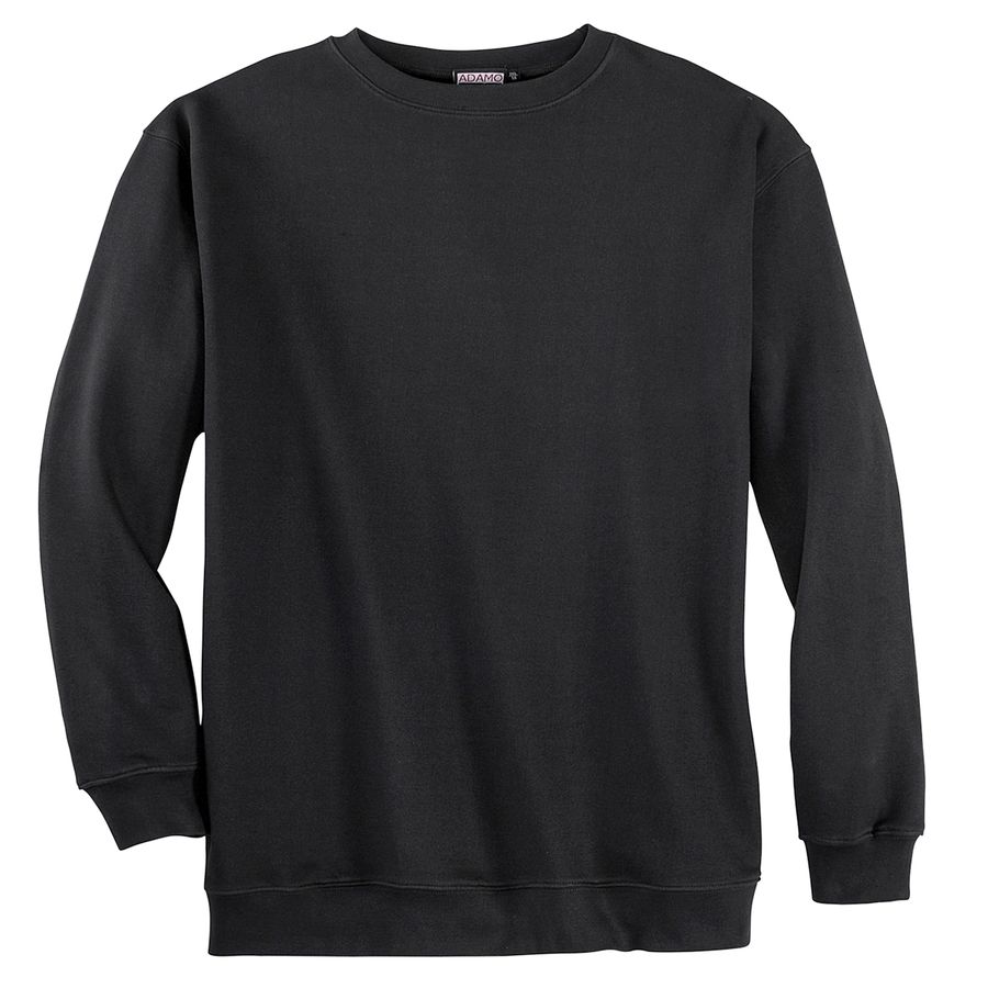 Adamo Fashion schwarzes Sweatshirt Übergröße
