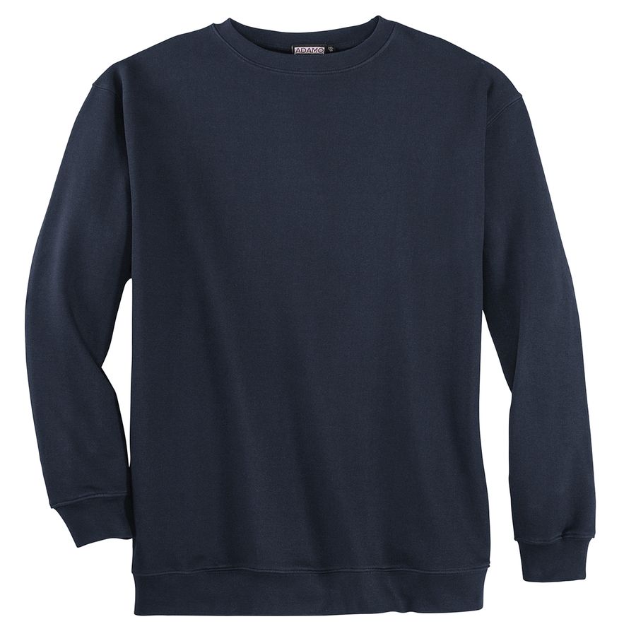 Adamo Fashion Sweatshirt navy Übergröße