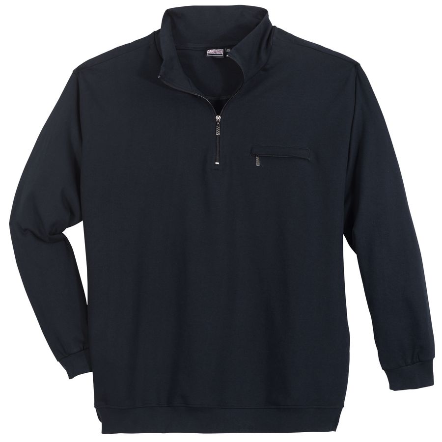 Adamo Troyer-Sweatshirt Übergröße navy