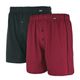 Adamo 2er-Pack Boxershorts schwarz/weinrot XXL Adamo 2er-Pack Boxershorts schwarz/weinrot XXL