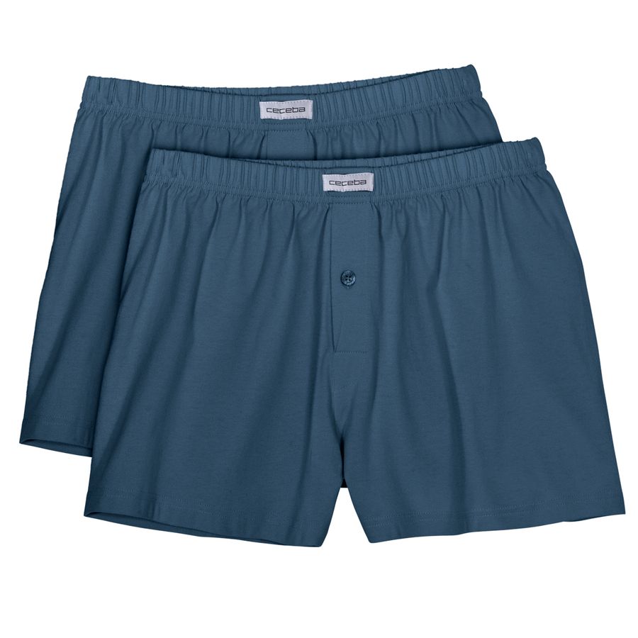 Ceceba Übergrößen Boxershorts 2er-Pack blau