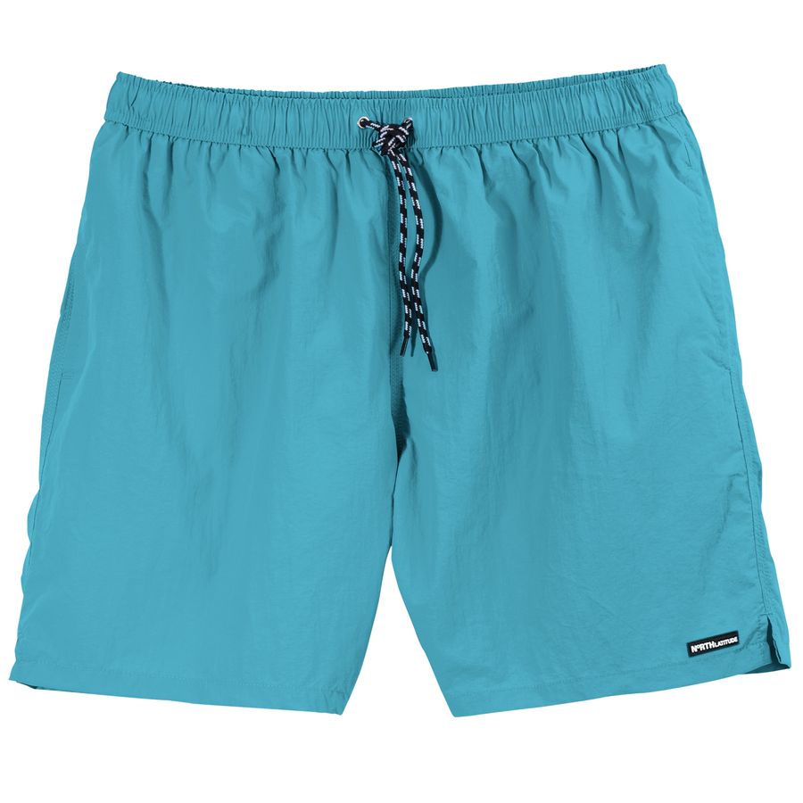North Latitude Badeshorts cyanblau Übergröße