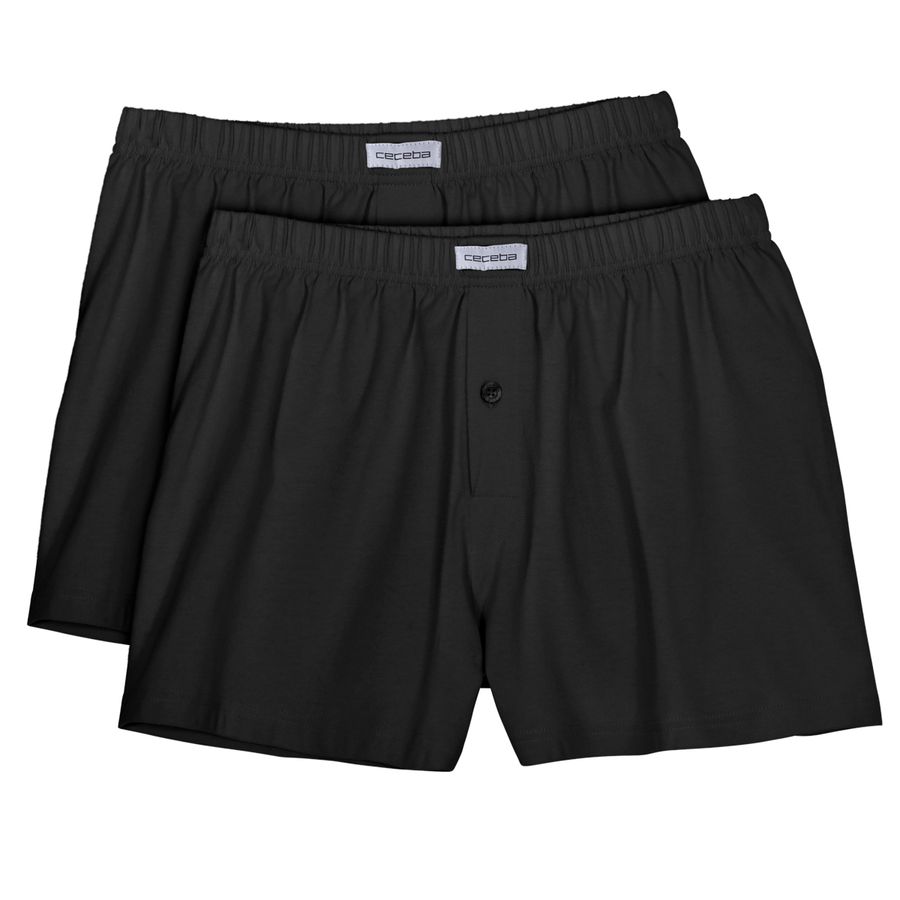 Ceceba Übergrößen Boxershorts 2er-Pack schwarz