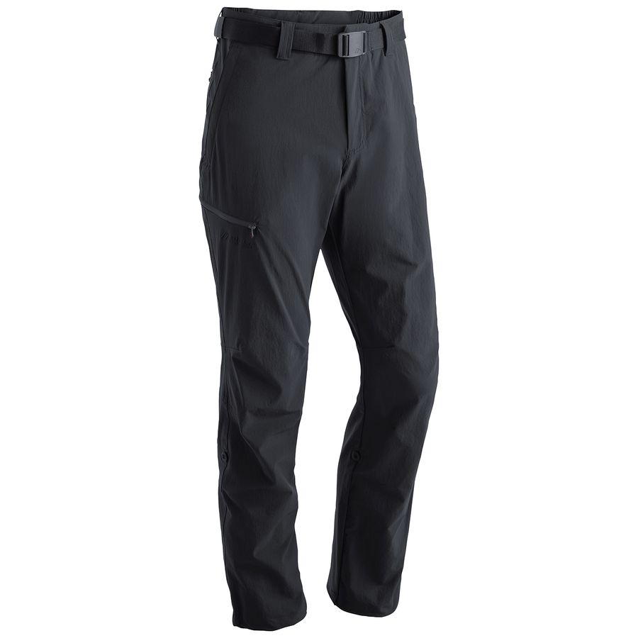 XXL Maier Sports leichte Krempelbein Hose schwarz