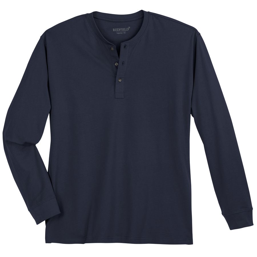 Serafino Langarmshirt XXL Redfield Übergröße navy