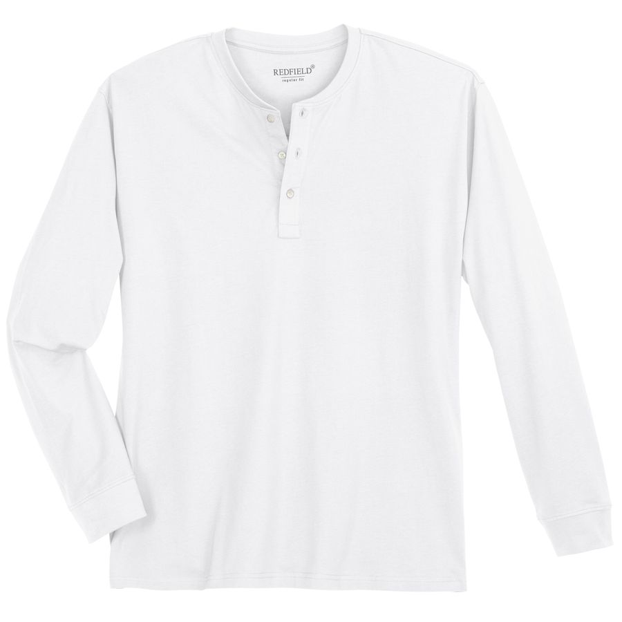 Serafino Langarmshirt Redfield Übergröße weiß