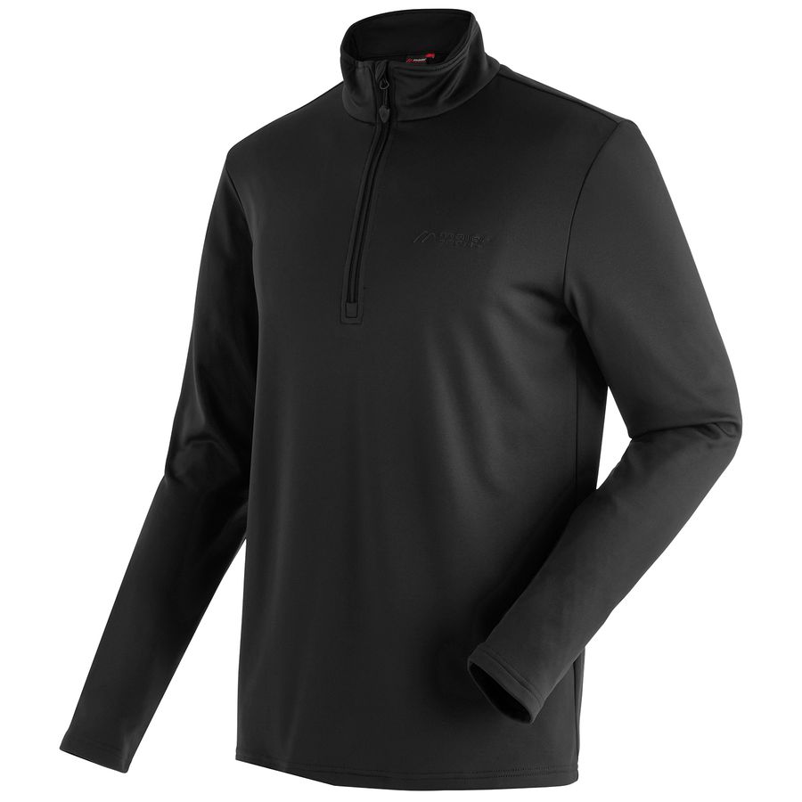 Maier Sports Funktions-Longsleeve schwarz Übergröße