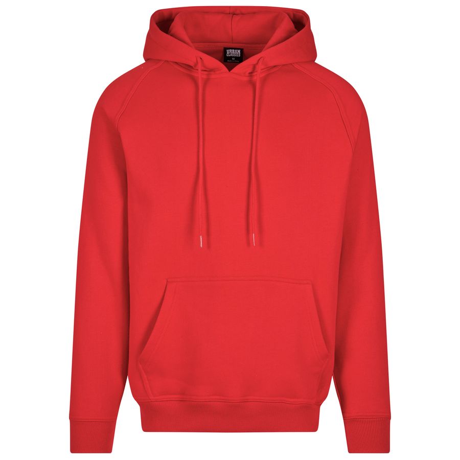 XXL Urban Classics Kapuzen-Sweatshirt rot