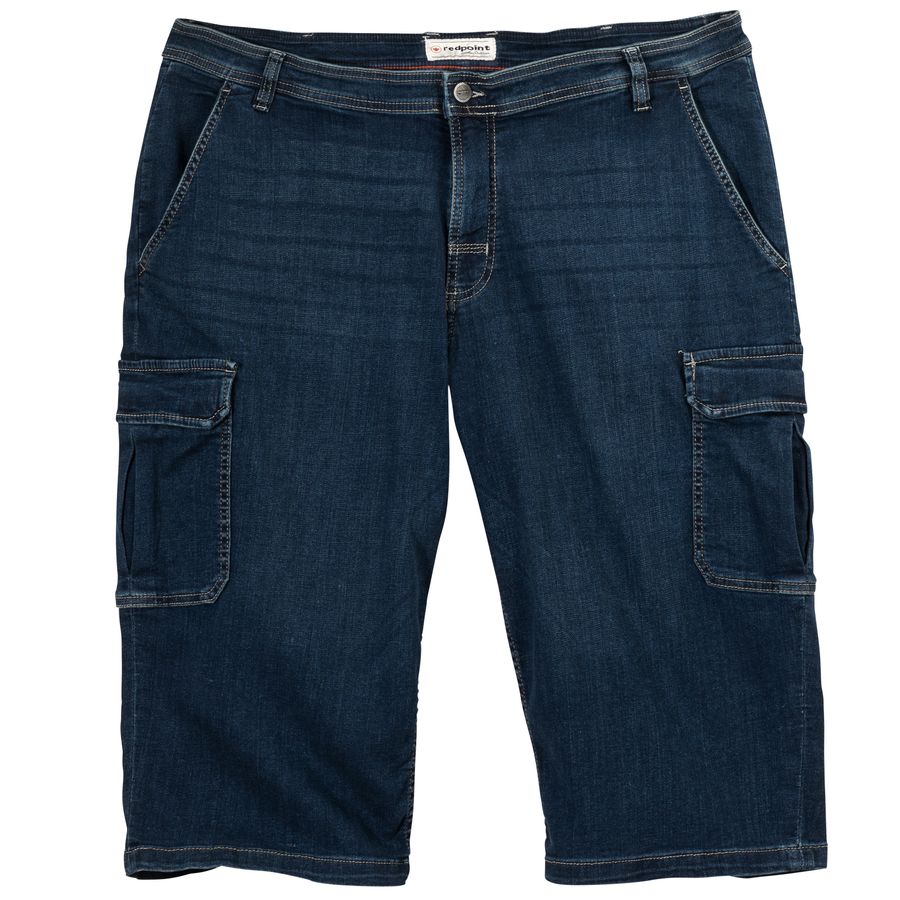 Redpoint Cargo-Jeansbermuda dark stone used XXL