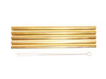 Edelstahl-Trinkhalme Gold Edelstahl-Trinkhalme Gold