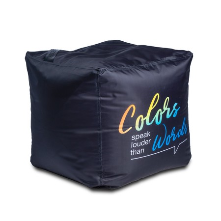 THISCOVER Sitzsack - Color speaks louder than words (black edition)