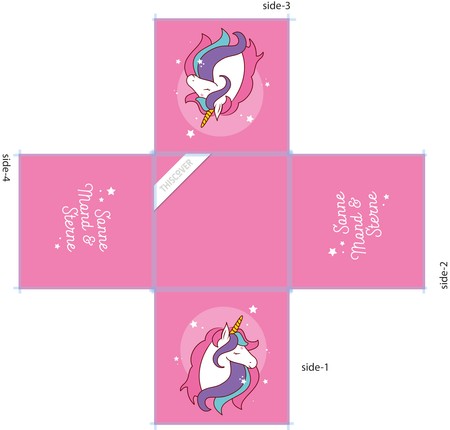 THISCOVER Sitzsack - Einhorn