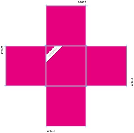 THISCOVER Sitzsack - magenta