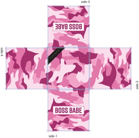 THISCOVER Sitzsack - Camouflage Pink