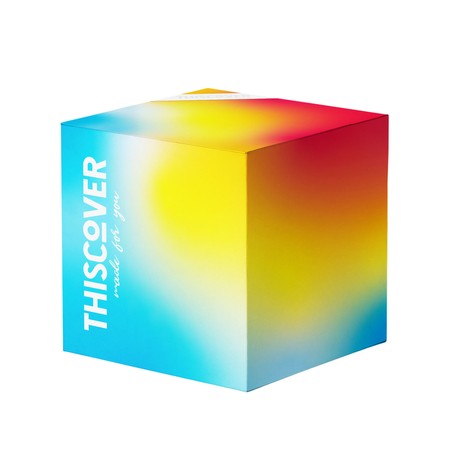 THISCOVER Sitzsack - Logo gradient