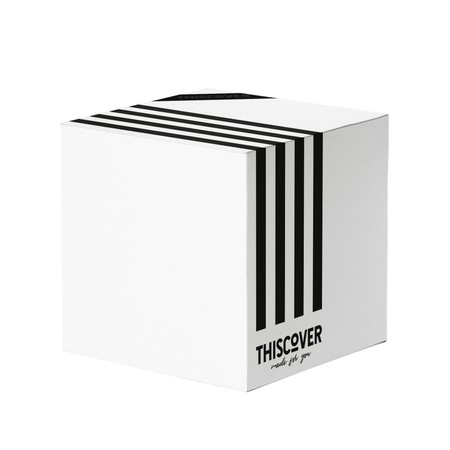 THISCOVER Sitzsack - stripes white