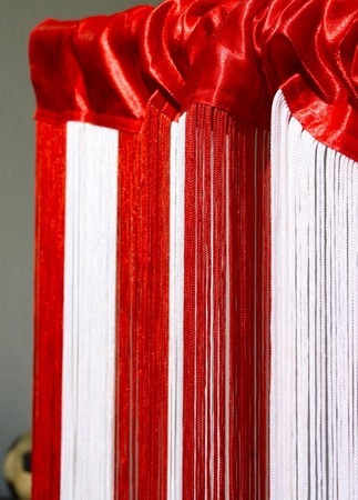 Fadenvorhang Rot-Weiß 150 cm x 250 cm (BxH) – Fan Flagge, Türvorhang & Deko – Kaikoon Fadenvorhang Rot-Weiß 150 cm x 250 cm (BxH) – Fan Flagge, Türvorhang & Deko – Kaikoon