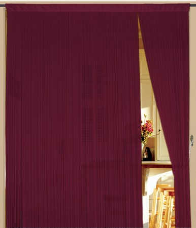 Fadenvorhang Bordeaux 150 cm x 800 cm (BxH) – Kaikoon Fadenvorhang Bordeaux 150 cm x 800 cm (BxH) – Kaikoon