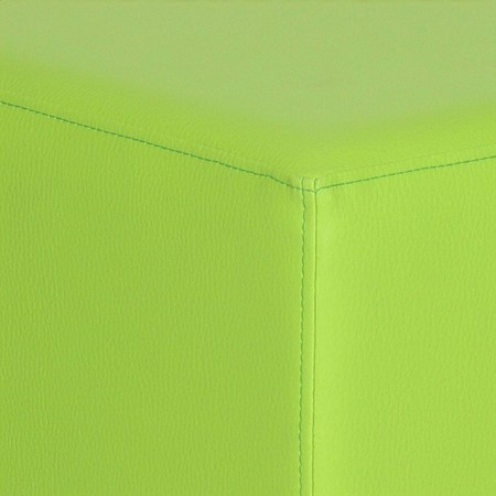 Sitzwürfel aus Kunstleder – Hellgrün, 43 × 43 × 51 cm | Kaikoon Sitzwürfel aus Kunstleder – Hellgrün, 43 × 43 × 51 cm | Kaikoon