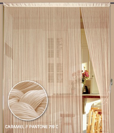 Fadenvorhang Caramel 150 cm x 300 cm (BxH) – Kaikoon