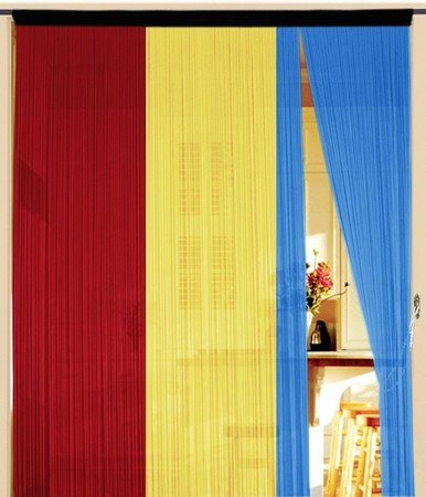 Fadenvorhang Rumänien 90 x 240 cm (BxH) – Fan Flagge, Türvorhang & Deko – Kaikoon