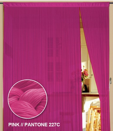 Fadenvorhang Pink 90 cm x 240 cm (BxH) – Kaikoon